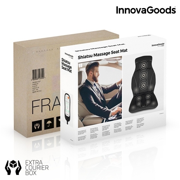 InnovaGoods Shiatsu Thermale Massage mat - Afbeelding 7