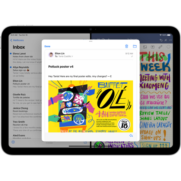 Apple iPad Wi-Fi 64GB 10,9" Silver (2022) - Afbeelding 3