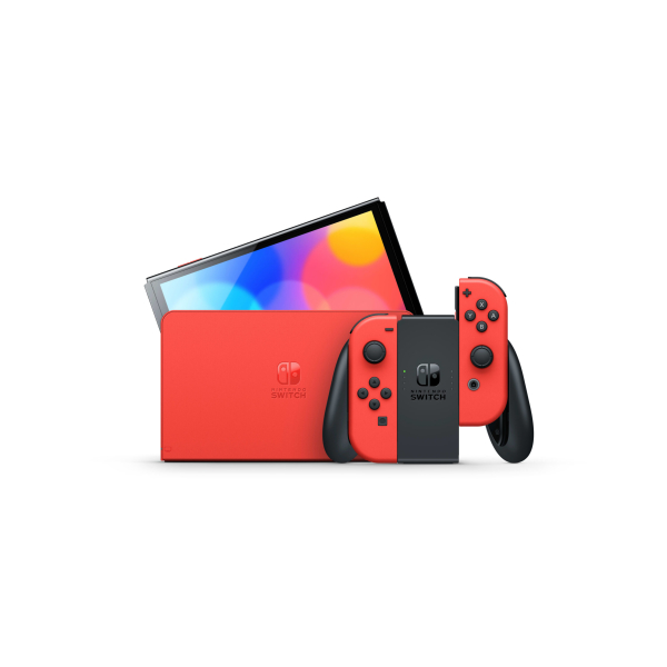 Nintendo Switch - OLED Model - Mario Red Edition draagbare game console 17,8 cm (7") 64 GB Touchscreen Wifi Rood - Afbeelding 3