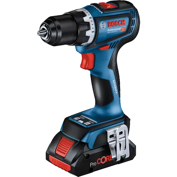 Bosch GSR 18V-90 C 2100 RPM 1,1 kg Zwart, Blauw - Afbeelding 2