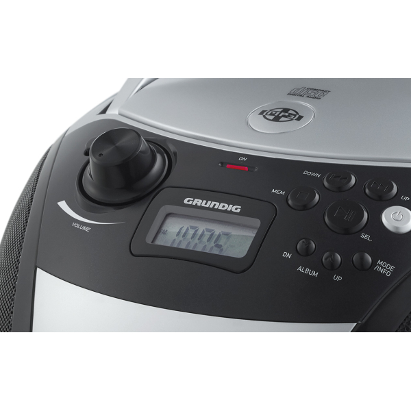 Grundig GRB 3000 BT Digitaal 3 W FM Zwart, Zilver MP3 afspelen - Afbeelding 2