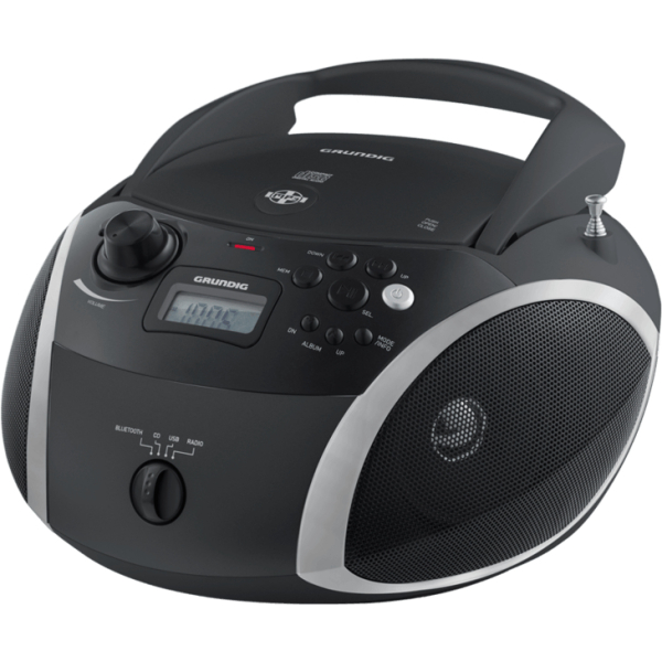 Grundig GRB 3000 BT Digitaal 3 W FM Zwart, Zilver MP3 afspelen
