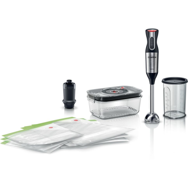 Bosch MSM6S20B 0,6 l Staafmixer 1000 W Zwart, Zilver
