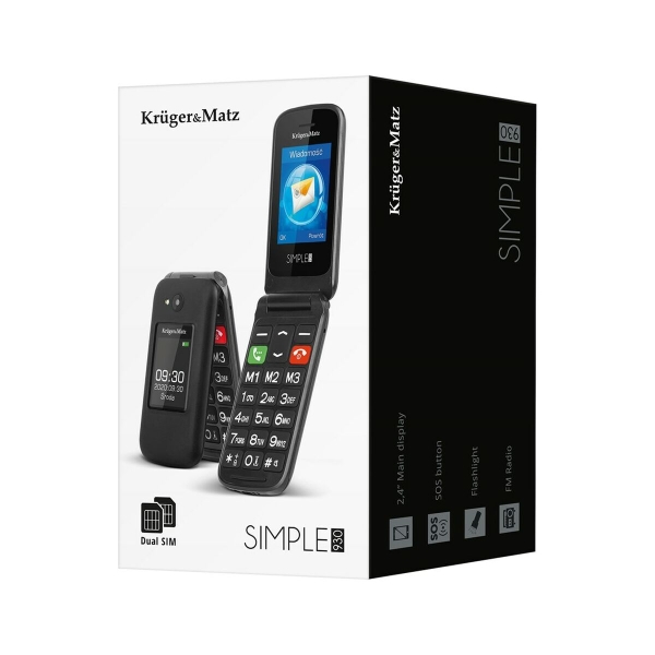 Mobiele Telefoon voor Bejaarden Kruger & Matz KM0930.1 - Afbeelding 5