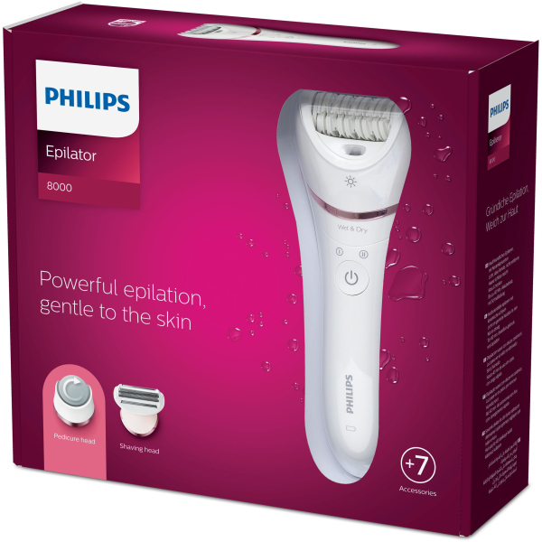 Philips 8000 series Epilator Series 8000 BRE730/10 Wet & Dry-epileerapparaat - Afbeelding 2