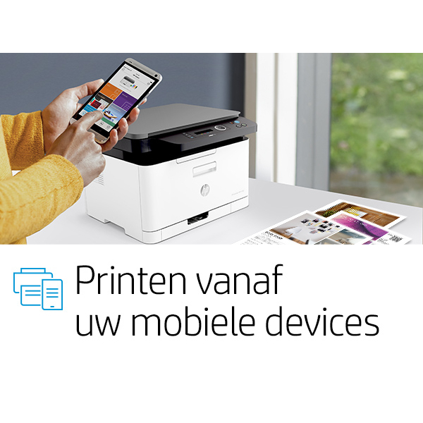 HP Color Laser MFP 178nw, Kleur, Printer voor Printen, kopiëren, scannen, Scans naar pdf - Afbeelding 5