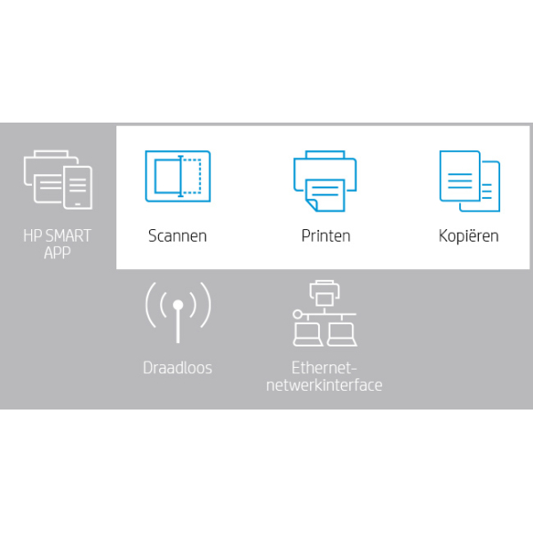 HP Color Laser MFP 178nw, Kleur, Printer voor Printen, kopiëren, scannen, Scans naar pdf - Afbeelding 8