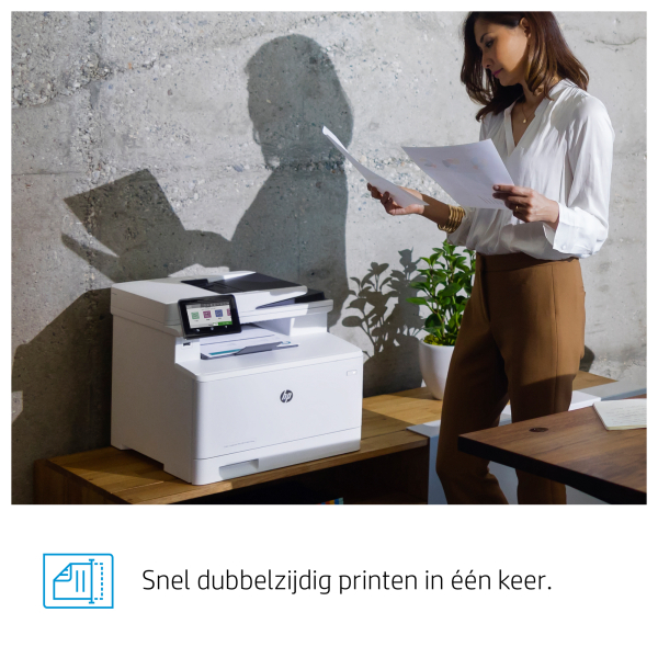 HP Color LaserJet Pro MFP M479fnw, Printen, kopiëren, scannen, fax, e-mail, Scannen naar e-mail/pdf; ADF voor 50 vel ongekruld - Afbeelding 8
