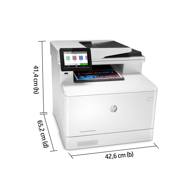 HP Color LaserJet Pro MFP M479fnw, Printen, kopiëren, scannen, fax, e-mail, Scannen naar e-mail/pdf; ADF voor 50 vel ongekruld - Afbeelding 11