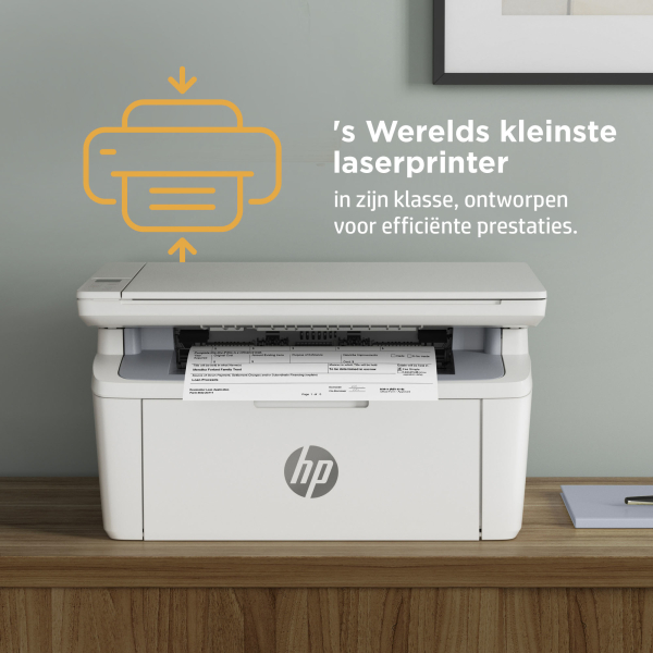 HP LaserJet MFP M140w printer, Zwart-wit, Printer voor Kleine kantoren, Printen, kopiëren, scannen, Scannen naar e-mail; Scannen naar pdf; Compact formaat - Afbeelding 2
