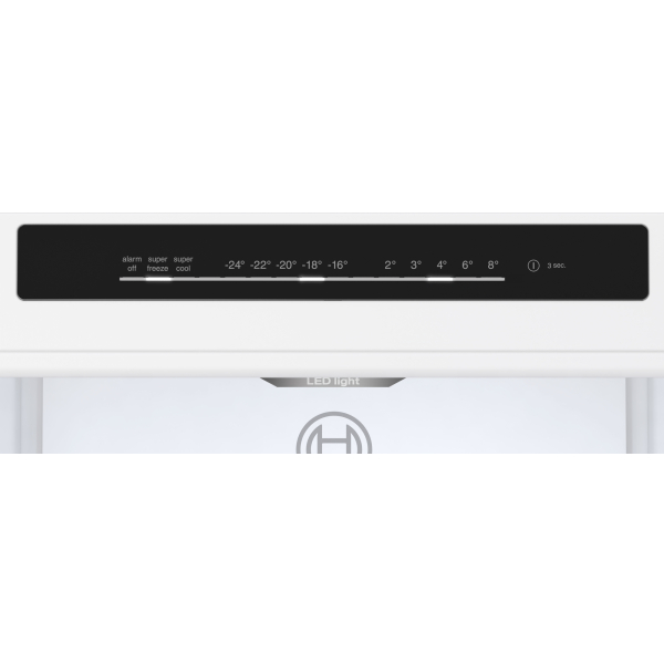 Bosch Serie 4 KGN362IDF koel-vriescombinatie Vrijstaand 321 l D Roestvrijstaal - Afbeelding 5