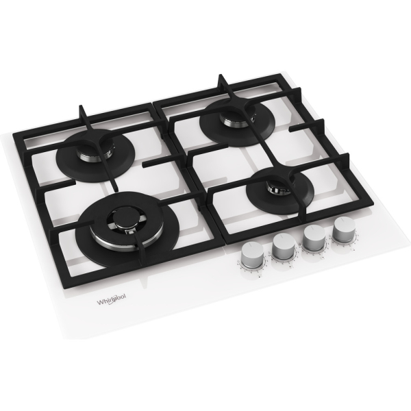 Whirlpool AKTL629/WH Wit Ingebouwd 59 cm Gaskookplaat 4 zone(s) - Afbeelding 3