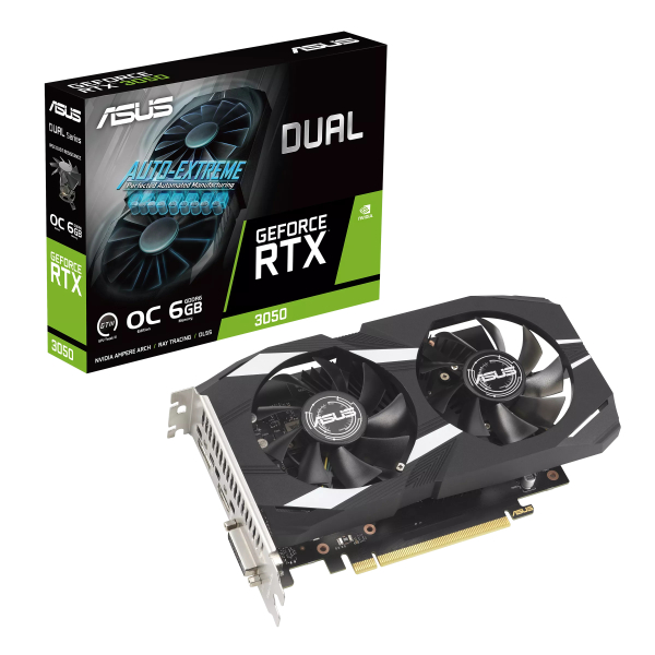 ASUS Dual -RTX3050-O6G NVIDIA GeForce RTX 3050 6 GB GDDR6 - Afbeelding 10