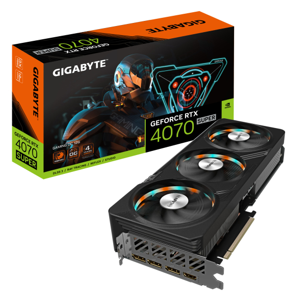 Gigabyte GAMING GeForce RTX 4070 SUPER OC 12G NVIDIA 12 GB GDDR6X - Afbeelding 2