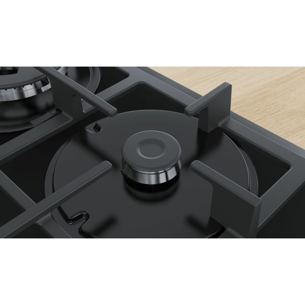 Bosch Serie 4 PNP6B6B90 kookplaat Zwart Ingebouwd 60 cm Gaskookplaat 4 zone(s) - Afbeelding 3