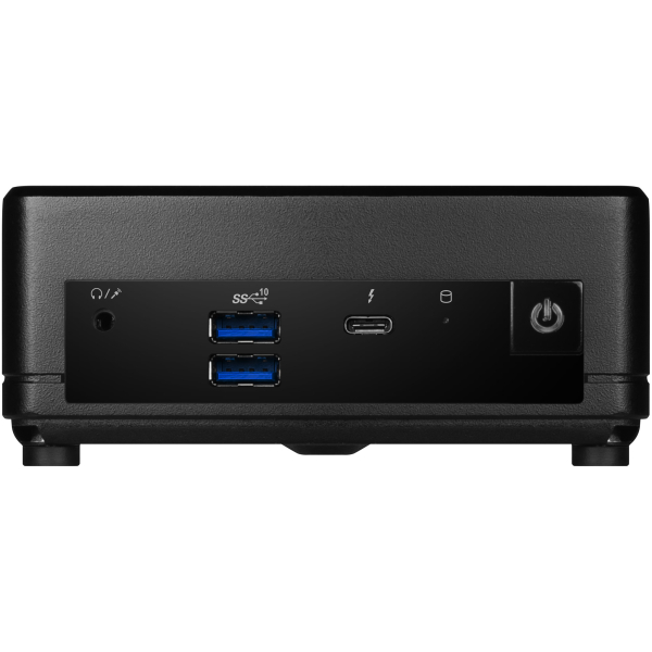 MSI Cubi 5 12M-001EU PC's/werkstation Intel® Core™ i7 i7-1255U 16 GB DDR4-SDRAM 512 GB SSD Windows 11 Home Mini PC Zwart - Afbeelding 2