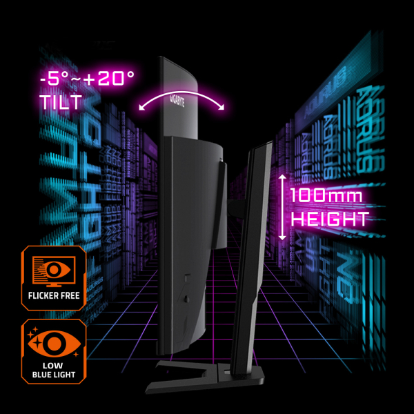 GIGABYTE G32QC A computer monitor 80 cm (31.5") 2560 x 1440 Pixels 2K Ultra HD LED Zwart - Afbeelding 13