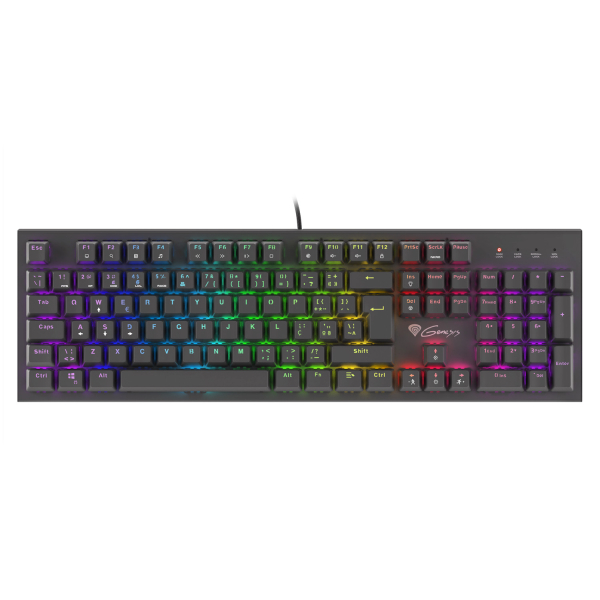 GENESIS THOR 300 toetsenbord Gamen USB QWERTY Portugees Zwart - Afbeelding 2