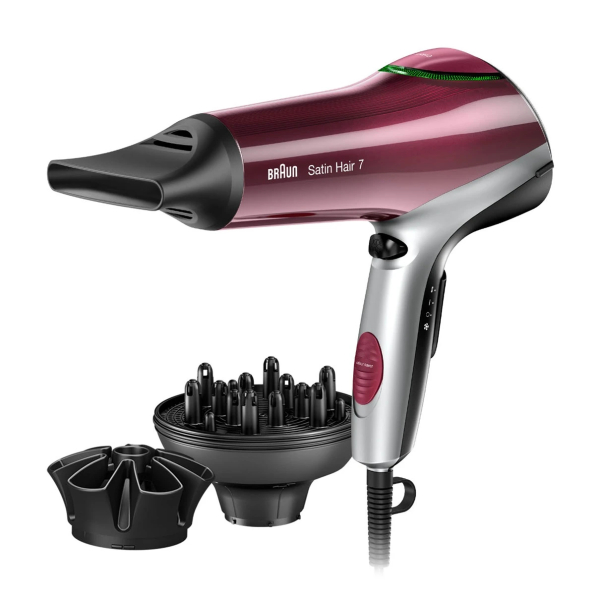 Braun HD770 haardroger 2200 W Rood, Zilver - Afbeelding 2