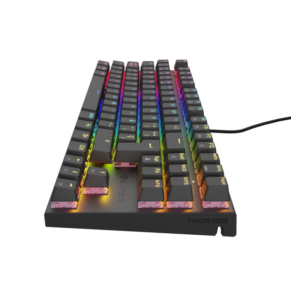 GENESIS Thor 303 TKL toetsenbord Gamen USB QWERTY Spaans Zwart - Afbeelding 9