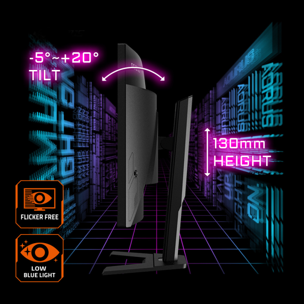 GIGABYTE G27FC A computer monitor 68,6 cm (27") 1920 x 1080 Pixels Full HD LED Zwart - Afbeelding 11