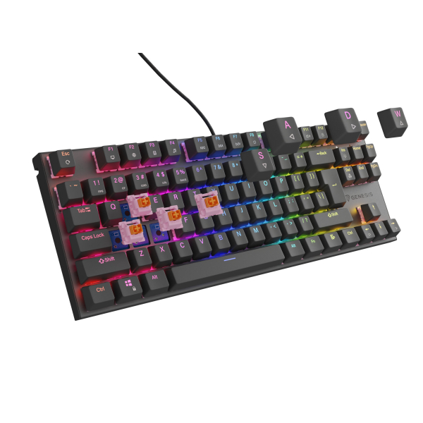 GENESIS Thor 303 TKL toetsenbord Gamen USB QWERTY Spaans Zwart - Afbeelding 6