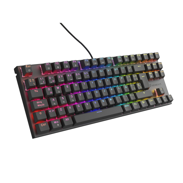 GENESIS Thor 303 TKL toetsenbord Gamen USB QWERTY Spaans Zwart - Afbeelding 8