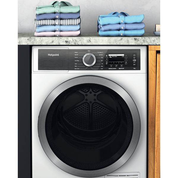 Hotpoint Ariston H8 D94WB EU wasdroger Vrijstaand Voorbelading 9 kg A+++ Wit - Afbeelding 8
