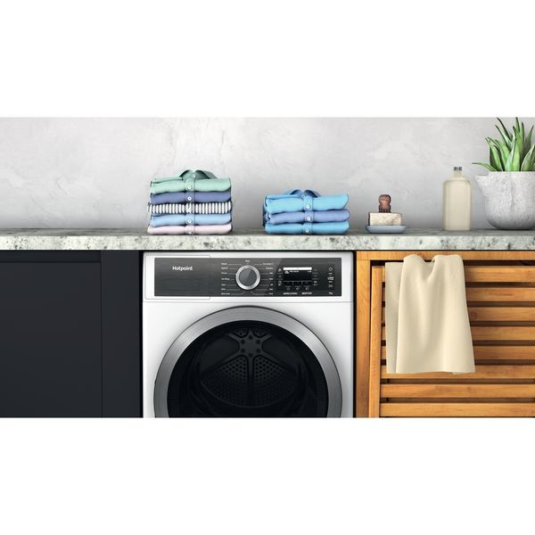 Hotpoint Ariston H8 D94WB EU wasdroger Vrijstaand Voorbelading 9 kg A+++ Wit - Afbeelding 9
