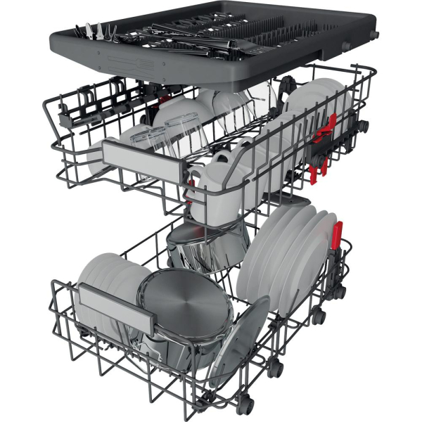 Whirlpool WSIO 3O23 PFE Volledig ingebouwd 10 couverts E - Afbeelding 9