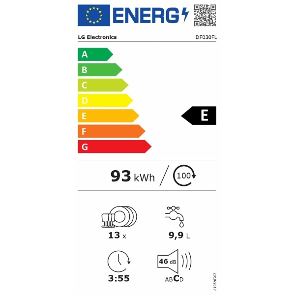 Vaatwasser LG DF030FL Staal 60 cm - Afbeelding 7
