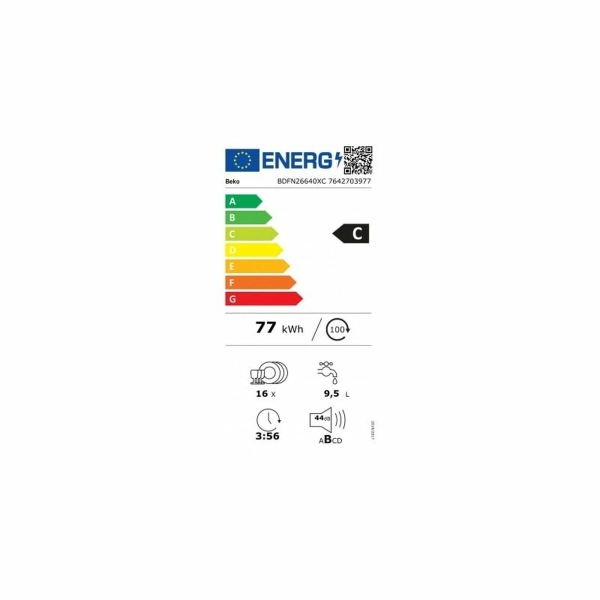Vaatwasser BEKO BDFN26640XC 60 cm - Afbeelding 2