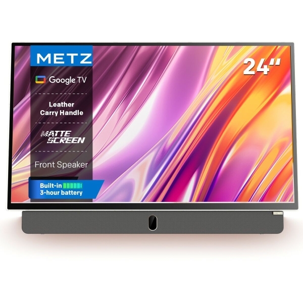 Portable Full HD Smart Android TV Metz 24mpe7000Z 12 volt incl. Accu (2025) 24"