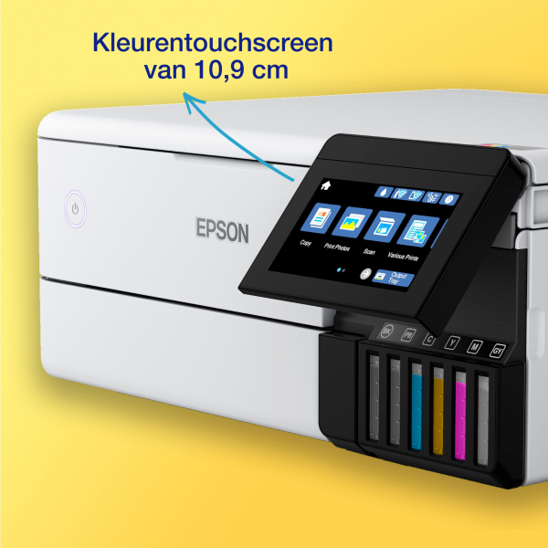 Epson EcoTank ET-8500 A4 Wi-Fi-fotoprinter met inkttank - Afbeelding 7