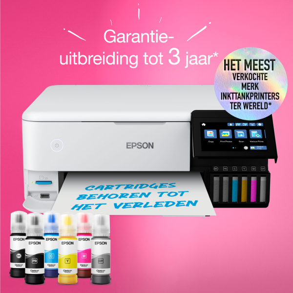 Epson EcoTank ET-8500 A4 Wi-Fi-fotoprinter met inkttank - Afbeelding 9