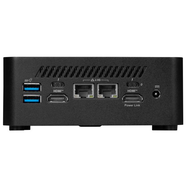 MSI Cubi NUC 13MQG-070EU Intel® Core™ i7 i7-1365U 16 GB DDR5-SDRAM 1 TB SSD Windows 11 Pro Mini PC Zwart - Afbeelding 2