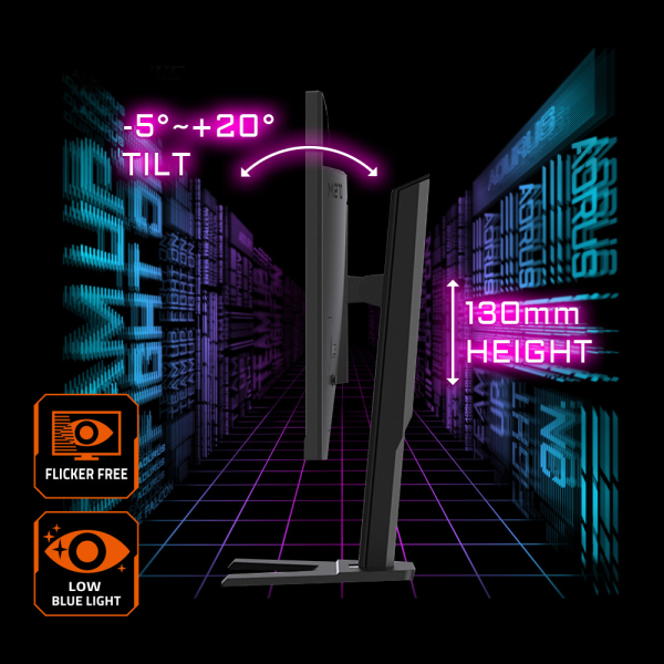 GIGABYTE M27Q computer monitor 68,6 cm (27") 2560 x 1440 Pixels Quad HD LED Zwart - Afbeelding 11