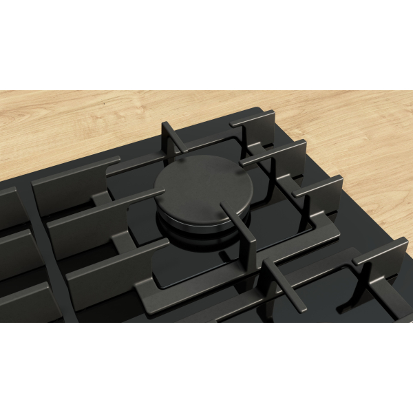 Bosch Serie 6 PPM9A6I40 kookplaat Zwart Ingebouwd 90 cm Gaskookplaat 5 zone(s) - Afbeelding 3