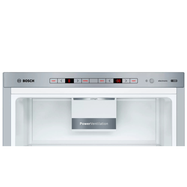 Bosch Serie 6 KGE368LCP koel-vriescombinatie Vrijstaand 308 l C Roestvrijstaal - Afbeelding 3