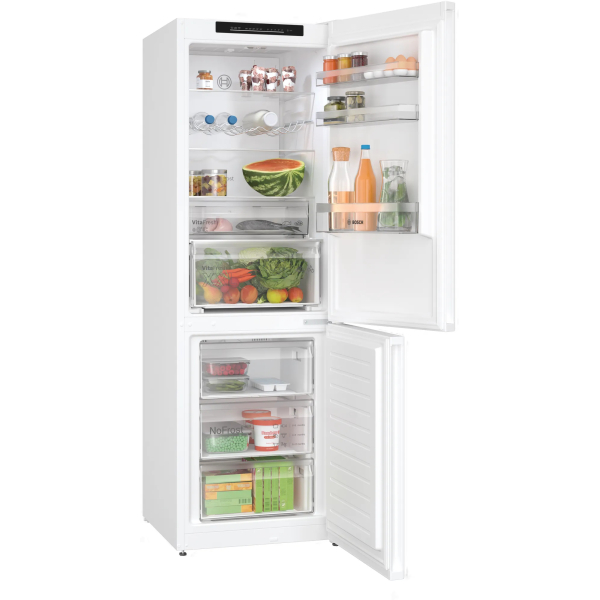 Bosch Serie 4 KGN362WDF koel-vriescombinatie Vrijstaand 321 l D Wit - Afbeelding 3