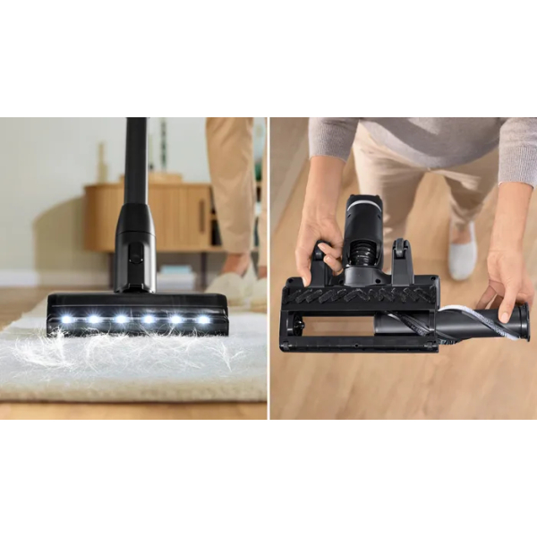 Bosch BCS1041PET steelstofzuiger & elektrische bezem Batterij/Accu Droog HEPA Zakloos 0,4 l 23,5 W Zwart, Rood 4 Ah - Afbeelding 3