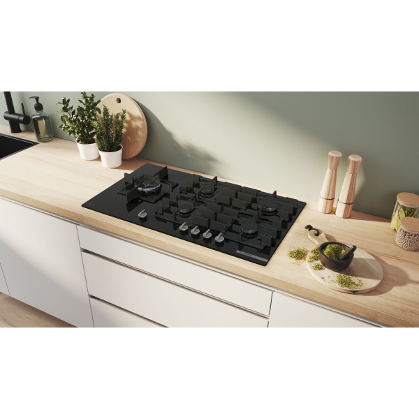 Bosch Serie 6 PPM9A6I40 kookplaat Zwart Ingebouwd 90 cm Gaskookplaat 5 zone(s) - Afbeelding 5