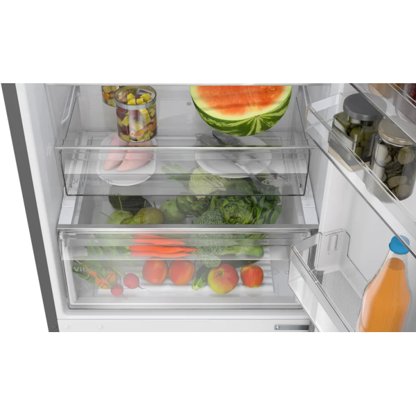 Bosch Serie 4 KGN49OCAF koel-vriescombinatie Vrijstaand 311 l A Antraciet - Afbeelding 6