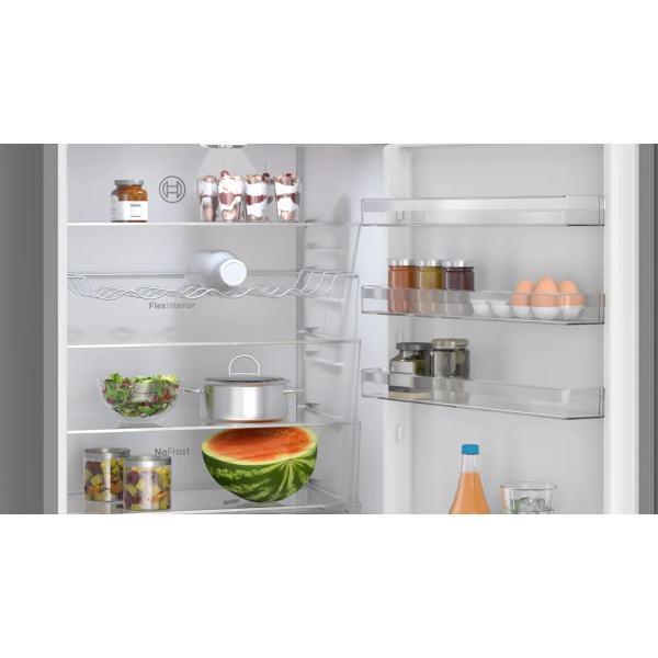 Bosch Serie 4 KGN49OCAF koel-vriescombinatie Vrijstaand 311 l A Antraciet - Afbeelding 5