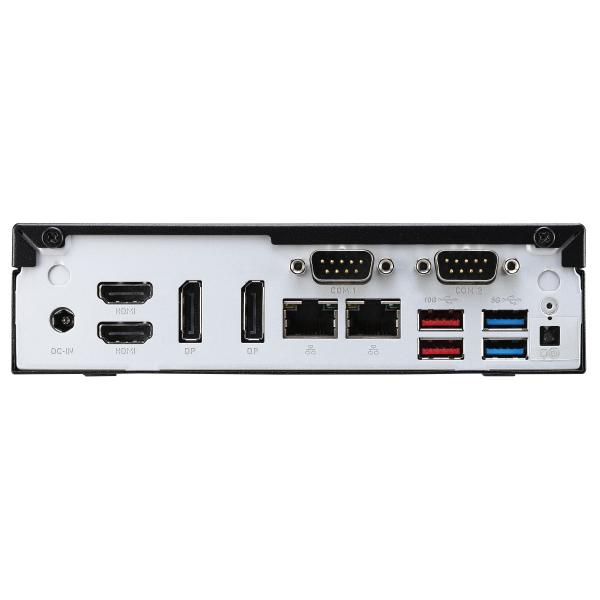 Shuttle Slim PC DH770 , S1700, 2x HDMI, 2x DP , 2x 2.5G LAN, 2x COM, 8x USB, 1x 2.5", 2x M.2, 24/7 permanent gebruik, incl. VESA - Afbeelding 7