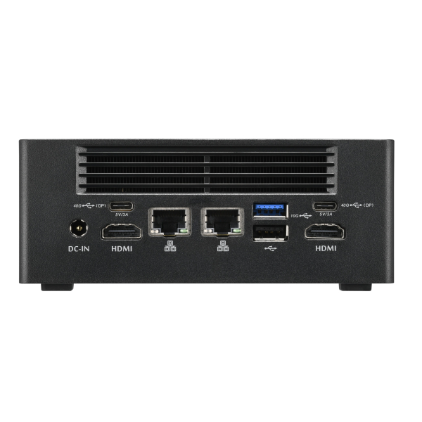 Shuttle Nano PC NT10H5, Intel Core Ultra 5 125H, Intel Arc graphics, 2xHDMI, 2xUSB 4.0 (DP), 2x2.5Gbit LAN, incl. VESA, 24/7 permanent gebruik - Afbeelding 3